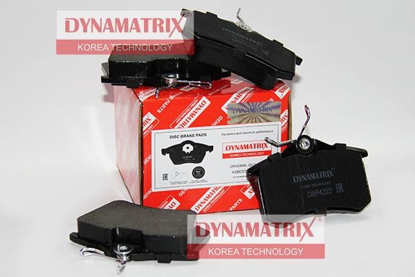 Dynamatrix DBP4222 Brake Pad Set, disc brake DBP4222