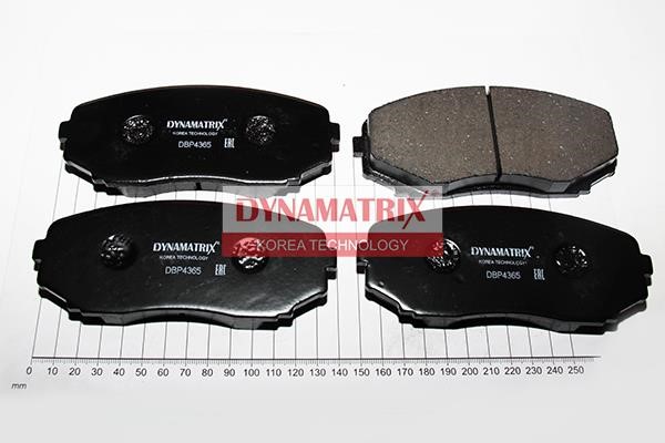 Dynamatrix DBP4365 Brake Pad Set, disc brake DBP4365