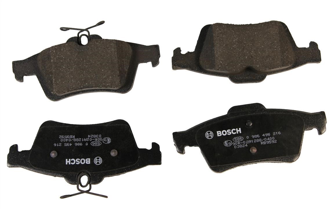 Bosch 0 986 495 216 Brake Pad Set, disc brake 0986495216