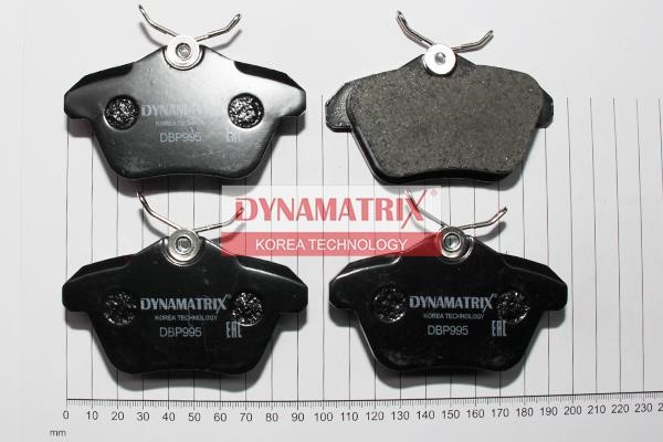 Dynamatrix DBP995 Brake Pad Set, disc brake DBP995