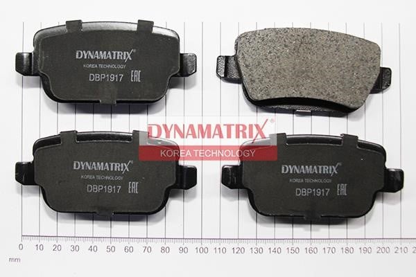 Dynamatrix DBP1917 Brake Pad Set, disc brake DBP1917