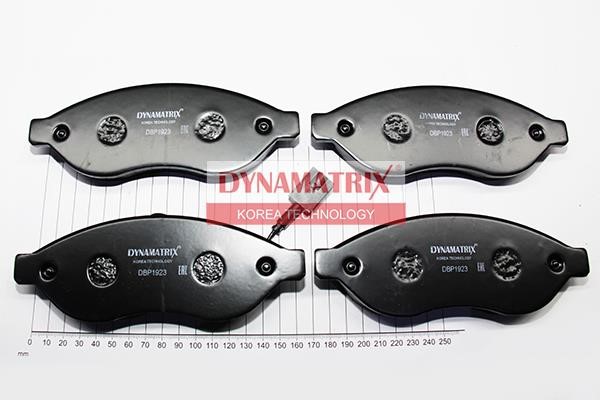 Dynamatrix DBP1923 Brake Pad Set, disc brake DBP1923
