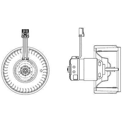 Mahle/Behr Blower motor – price [object Object] PLN