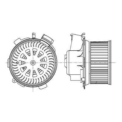 Mahle&#x2F;Behr Fan assy - heater motor – price 350 PLN