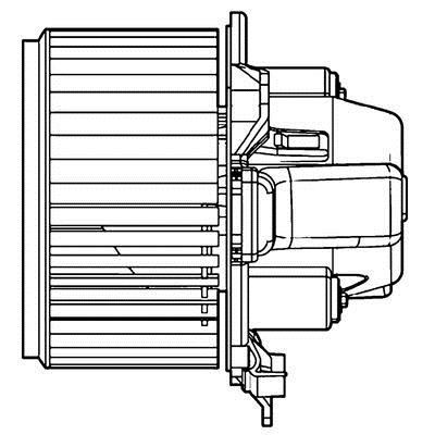 Mahle/Behr AB 108 000P Fan assy - heater motor AB108000P