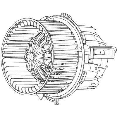 Mahle&#x2F;Behr Fan assy - heater motor – price 463 PLN