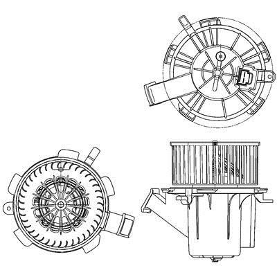 Mahle/Behr Blower motor – price 505 PLN