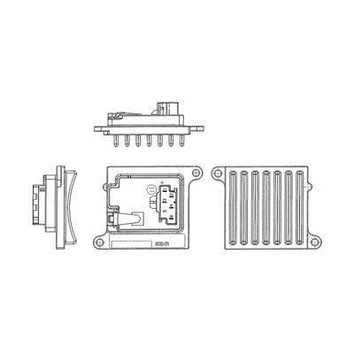 Mahle/Behr Interior heater blower regulator – price [object Object] PLN