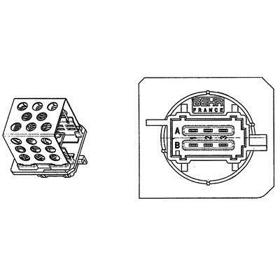 Mahle/Behr Fan motor resistor – price [object Object] PLN