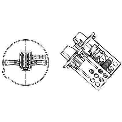 Mahle/Behr Fan motor resistor – price 120 PLN