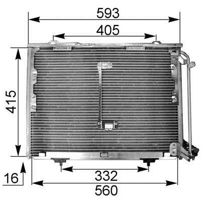 Mahle/Behr AC 168 001S Cooler Module AC168001S