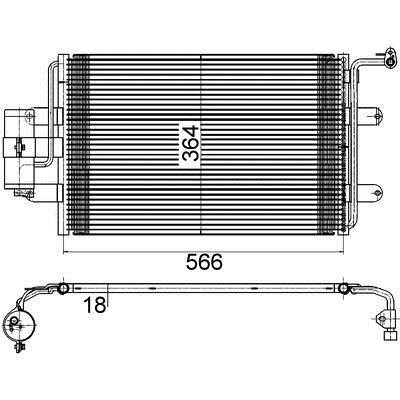 Mahle/Behr AC Condenser – price 360 PLN