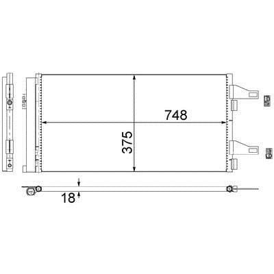 Mahle/Behr AC Condenser – price 502 PLN