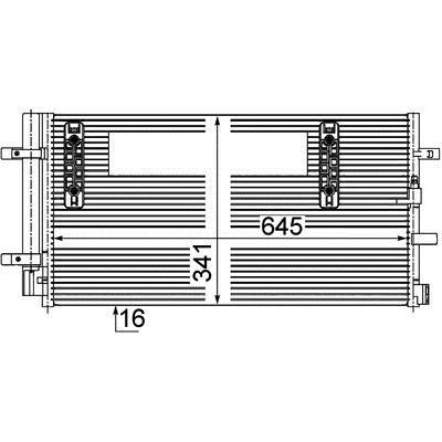 Mahle&#x2F;Behr Cooler Module – price 784 PLN