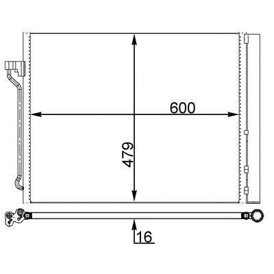 Mahle/Behr AC Condenser – price 499 PLN