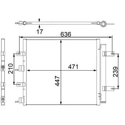 Mahle/Behr AC Condenser – price 538 PLN