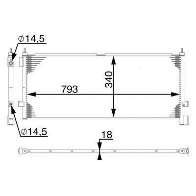 AC532000S Mahle/Behr AC Condenser