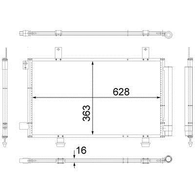 Mahle/Behr AC Condenser – price 618 PLN