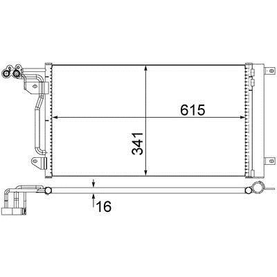 Mahle/Behr AC Condenser – price 431 PLN
