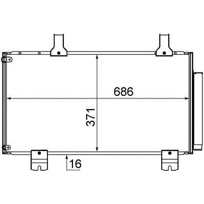 Mahle/Behr AC Condenser – price [object Object] PLN