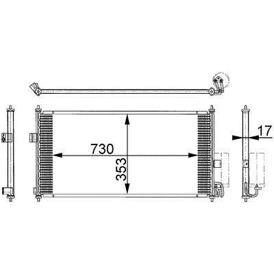 Mahle/Behr AC Condenser – price 399 PLN