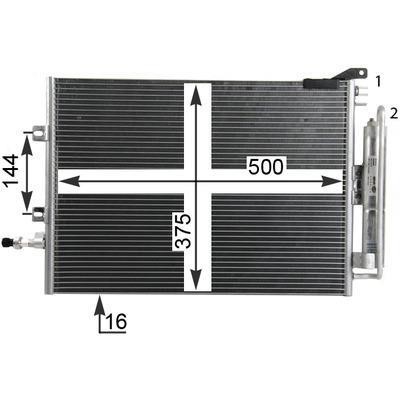 Mahle&#x2F;Behr Cooler Module – price 516 PLN