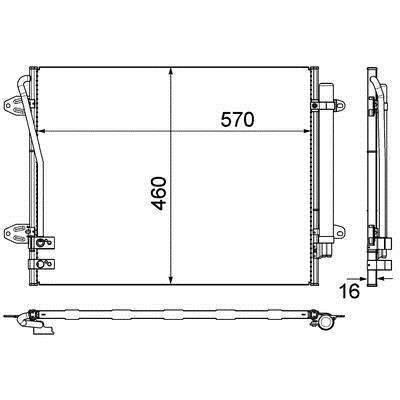 Mahle/Behr AC Condenser – price 660 PLN