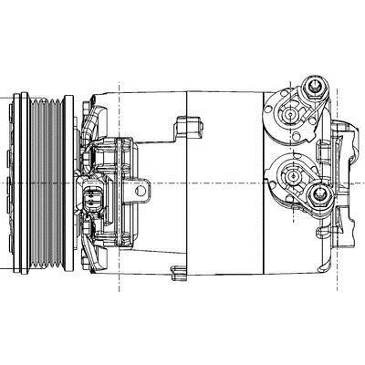 Mahle/Behr Compressor, air conditioning – price 1410 PLN