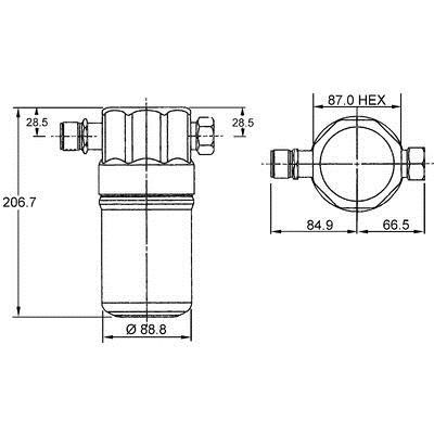 Mahle/Behr Dryer, air conditioner – price 100 PLN