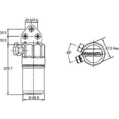 Mahle/Behr Dryer, air conditioner – price 168 PLN