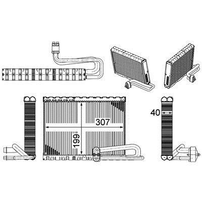 Mahle/Behr Air conditioner evaporator – price [object Object] PLN