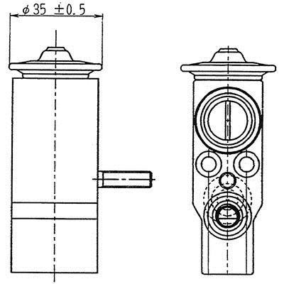 Mahle/Behr Air conditioner expansion valve – price 175 PLN