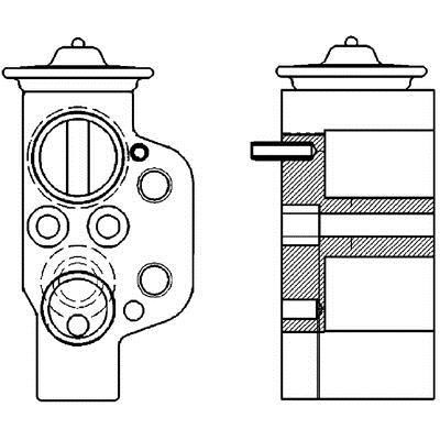 Mahle&#x2F;Behr Air conditioner expansion valve – price 173 PLN