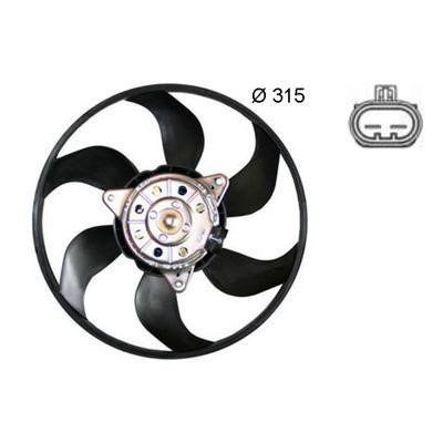 Mahle/Behr CFF 382 000S Hub, engine cooling fan wheel CFF382000S