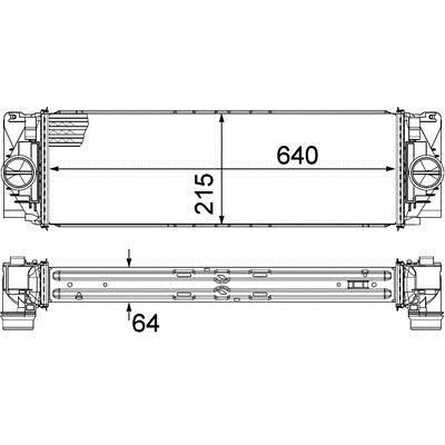 Mahle/Behr Intercooler, charger – price [object Object] PLN