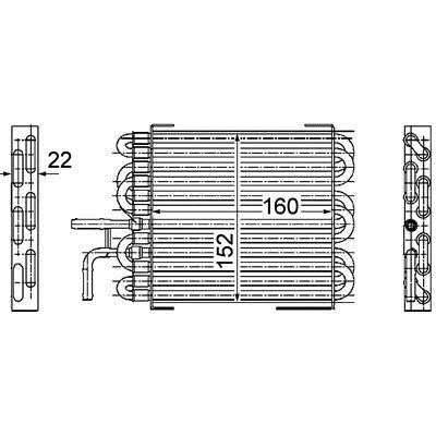 Mahle/Behr CK 10 000P Fuel radiator CK10000P