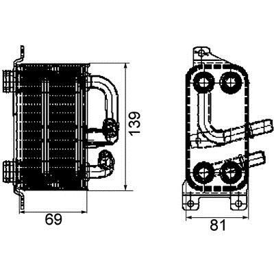 Mahle/Behr Oil cooler – price [object Object] PLN