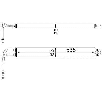 Mahle/Behr CLC 100 000P Oil cooler CLC100000P