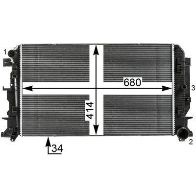 Mahle/Behr CR 61 000P Radiator, engine cooling CR61000P