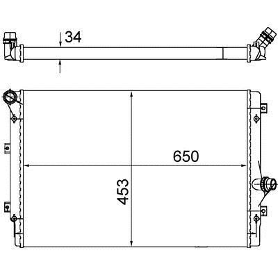 Mahle/Behr Engine cooling radiator – price [object Object] PLN