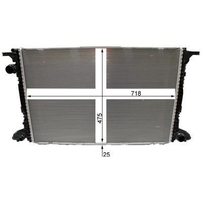 Mahle/Behr CR 2180 000P Radiator, engine cooling CR2180000P