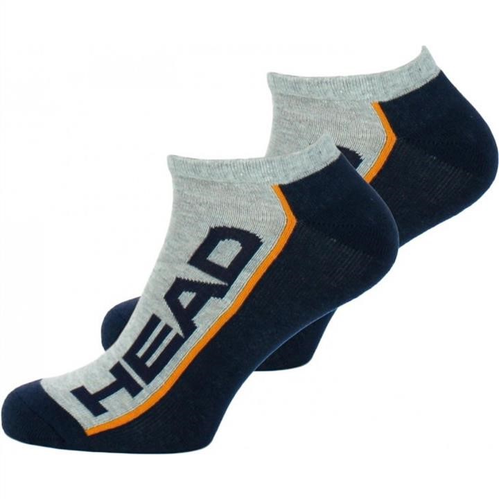 Head 781008001-87039-42 Socks Head Performance Sneaker, 2 pairs, gray/blue 39-42 7810080018703942