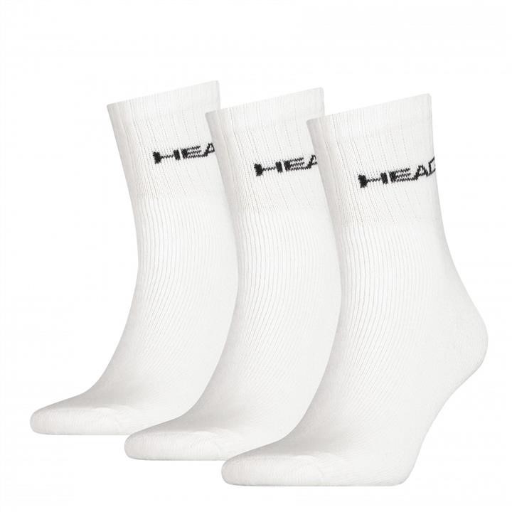 Head 771026001-30043-46 Socks Head SHORT CREW 3P UNISEX, 3 pairs, white 43-46 7710260013004346