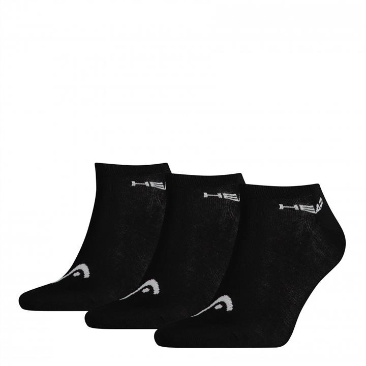 Head 761010001-20043-46 Socks Head SNEAKER 3P UNISEX, 3 pairs, black 43-46 7610100012004346