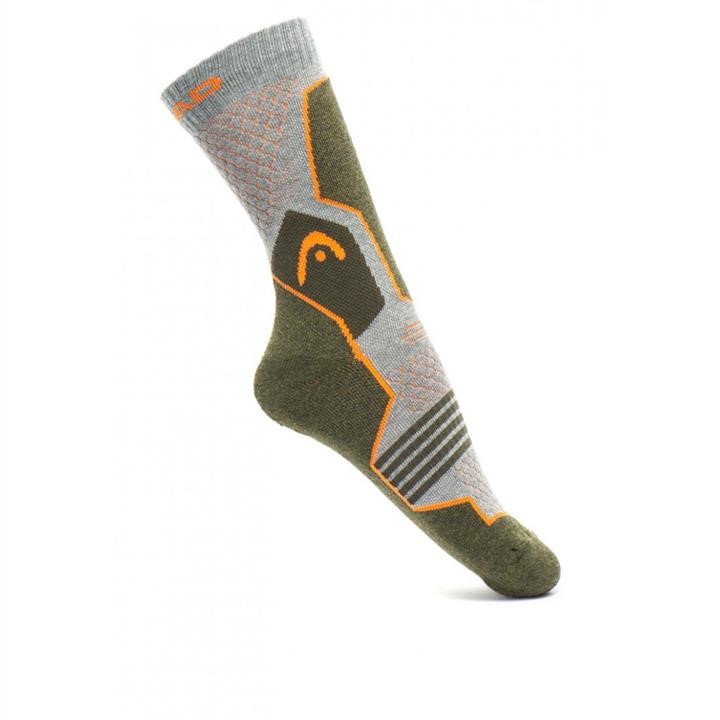 Head Socks Head HIKING CREW 2P UNISEX, 2 pairs, gray&#x2F;green 39-42 – price