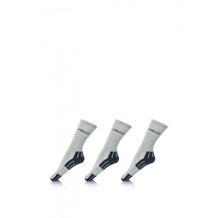 Socks Head PERFORMANCE CREW 3P UNISEX, 3 pairs, gray&#x2F;blue 35-38 Head 741020001-65035-38