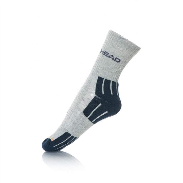 Socks Head PERFORMANCE SHORT CREW 3P UNISEX, 3 pairs, gray&#x2F;blue 35-38 Head 741019001-65035-38