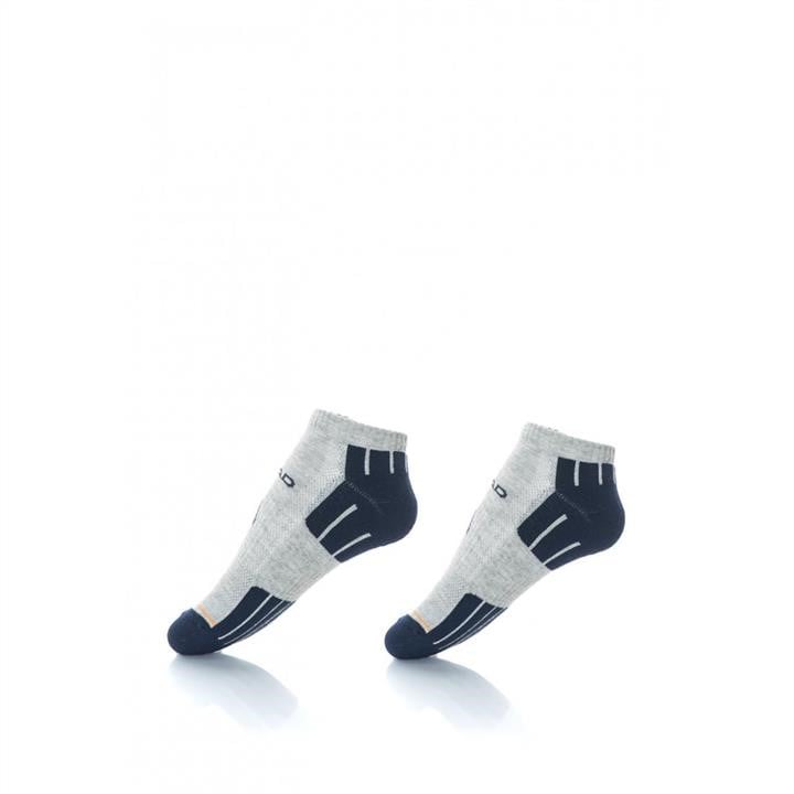 Socks Head PERFORMANCE SNEAKER 2P UNISEX, 2 pairs, gray&#x2F;blue 43-46 Head 741017001-65043-46