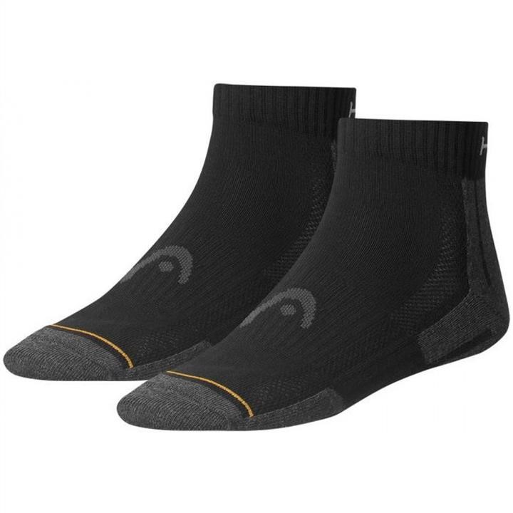 Socks Head PERFORMANCE SNEAKER 2P UNISEX, 2 pairs, black 35-38 Head 741018001-20035-38