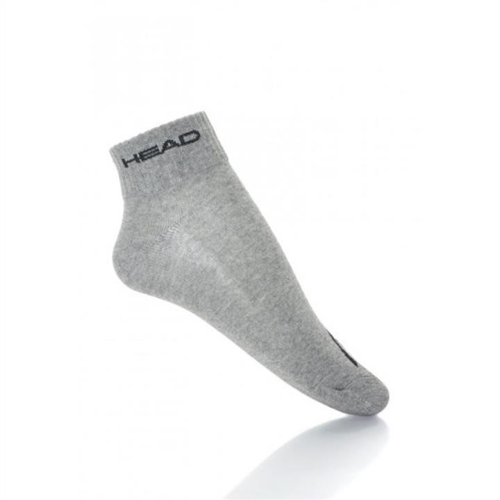 Socks Head QUARTER 3P UNISEX, 3 pairs, gray 35-38 Head 761011001-40035-38
